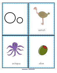 Initial Sounds Alphabet Flashcards, Page 16