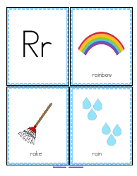 Initial Sounds Alphabet Flashcards, Page 19
