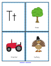 Initial Sounds Alphabet Flashcards, Page 21