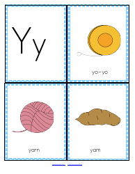 Initial Sounds Alphabet Flashcards, Page 26