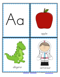 Initial Sounds Alphabet Flashcards, Page 2