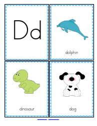 Initial Sounds Alphabet Flashcards, Page 5