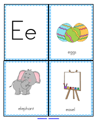 Initial Sounds Alphabet Flashcards, Page 6