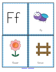 Initial Sounds Alphabet Flashcards, Page 7