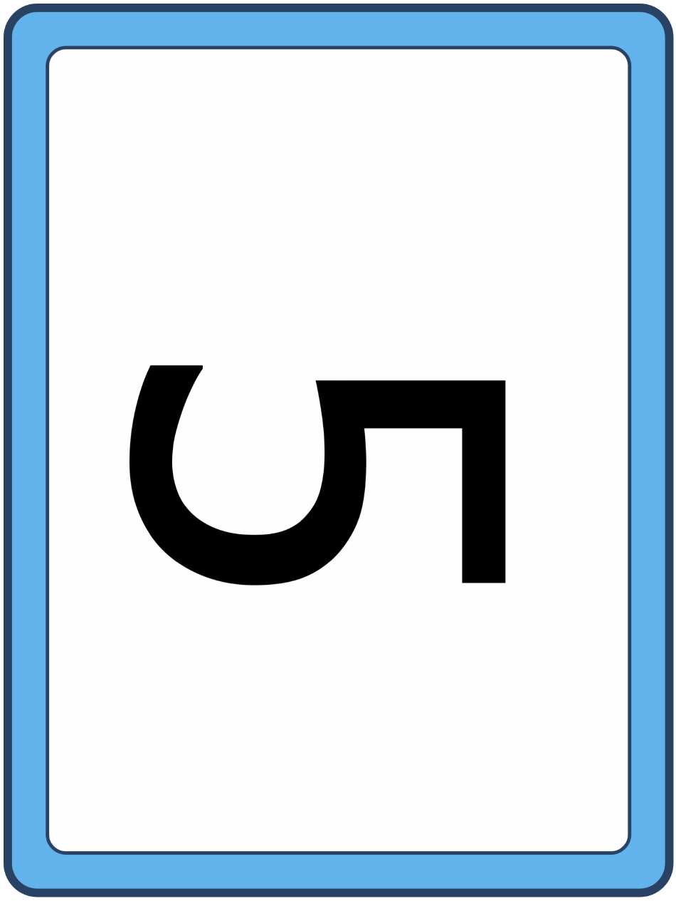 Large 0-20 Number Flashcards, Page 6