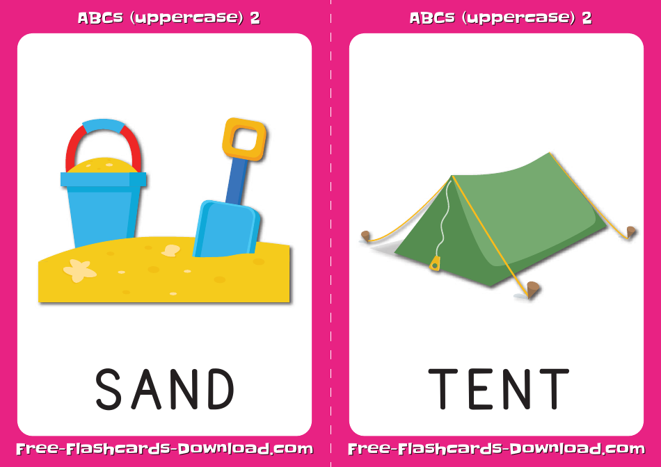 Uppercase English Alphabet Medium Flashcards, Page 11