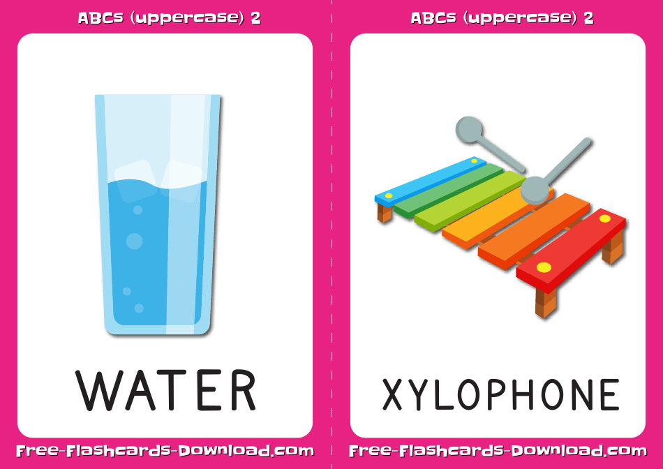Uppercase English Alphabet Medium Flashcards, Page 13