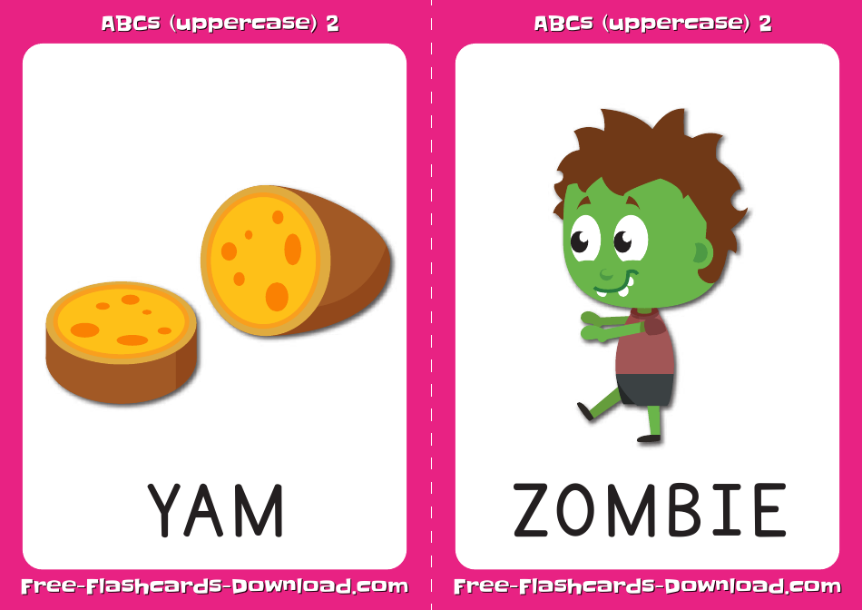 Uppercase English Alphabet Medium Flashcards, Page 14