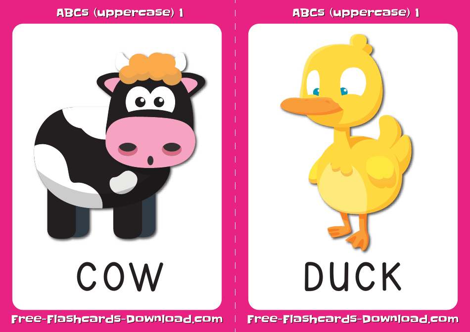 Uppercase English Alphabet Medium Flashcards, Page 3