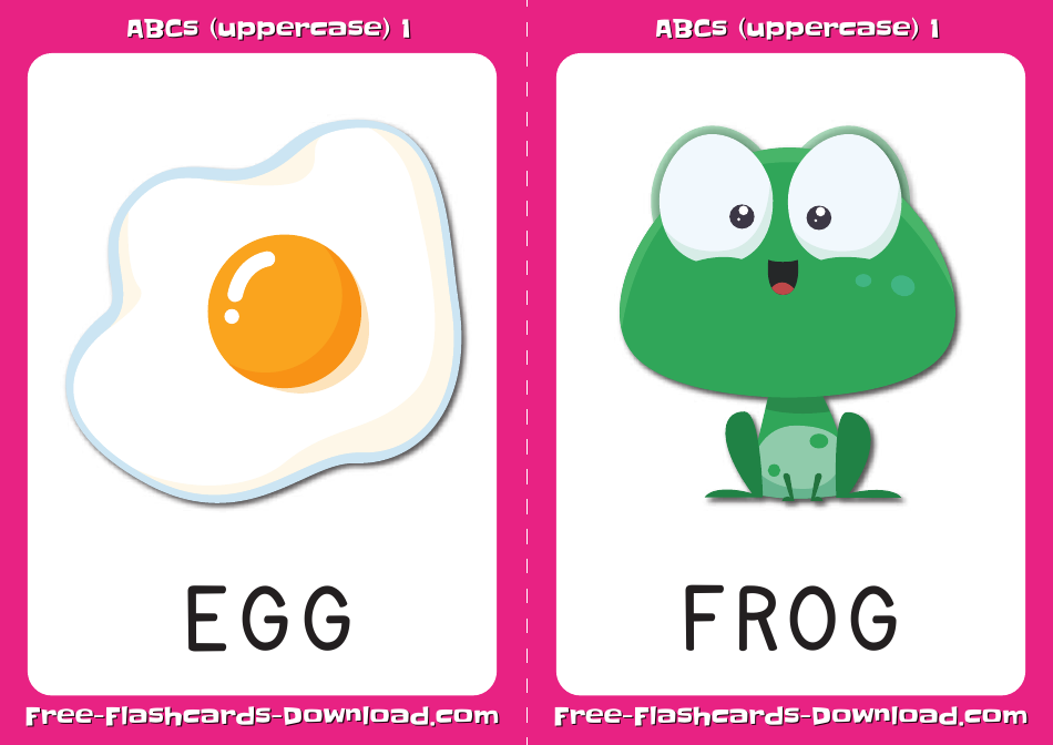 Uppercase English Alphabet Medium Flashcards, Page 4