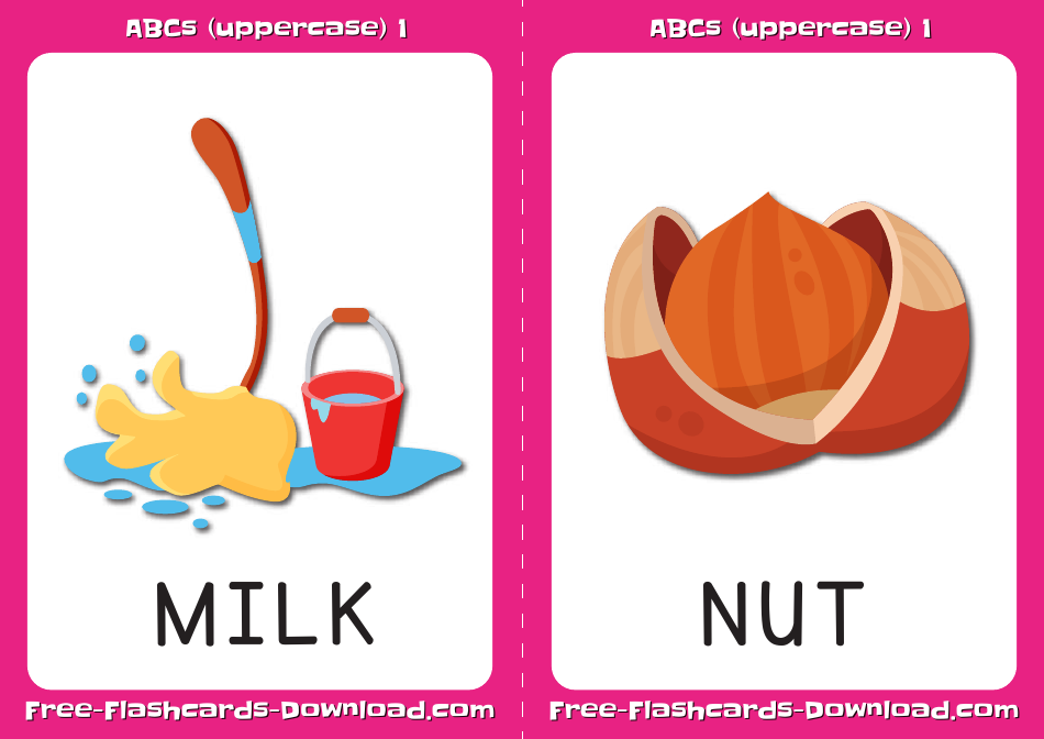 Uppercase English Alphabet Medium Flashcards, Page 8