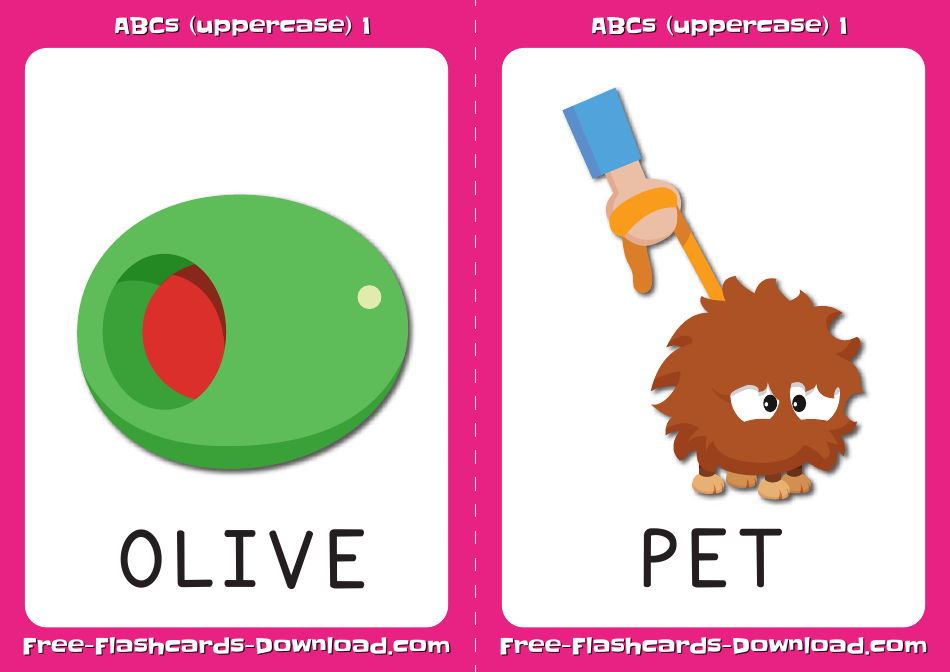 Uppercase English Alphabet Medium Flashcards, Page 9