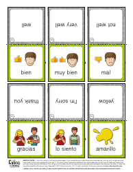 Spanish Flashcards With Pictures, Page 7