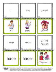 Spanish Flashcards With Pictures, Page 9