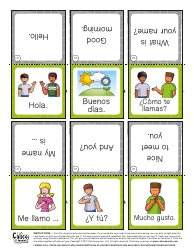 Document preview: Spanish Flashcards With Pictures
