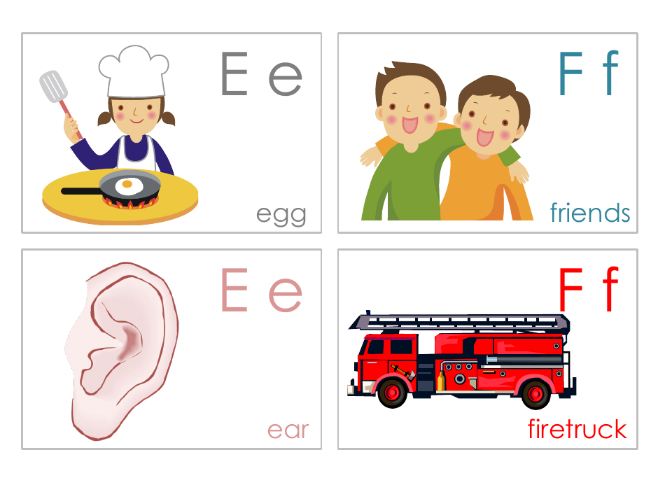 English Letters Flashcards, Page 3