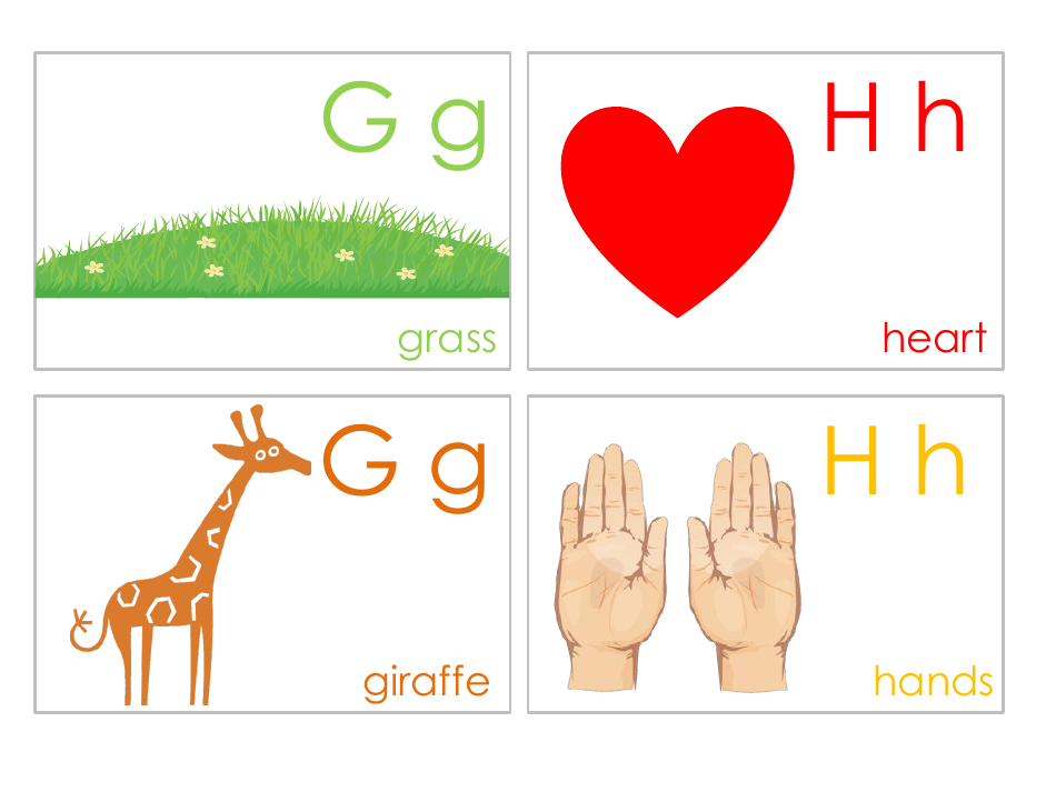 English Letters Flashcards, Page 4