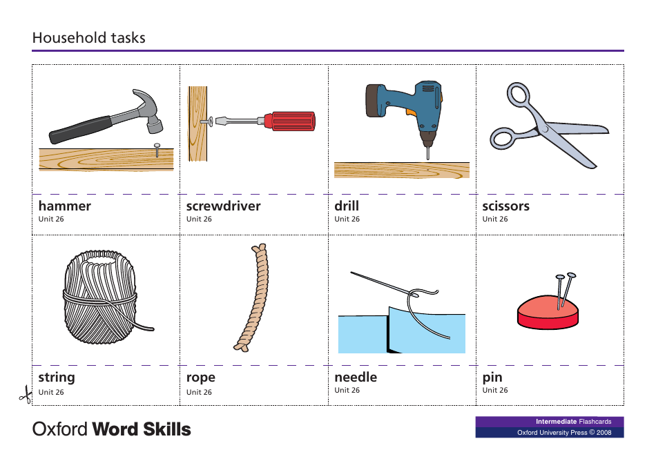 Oxford Word Skills Intermediate Flashcards, Page 5