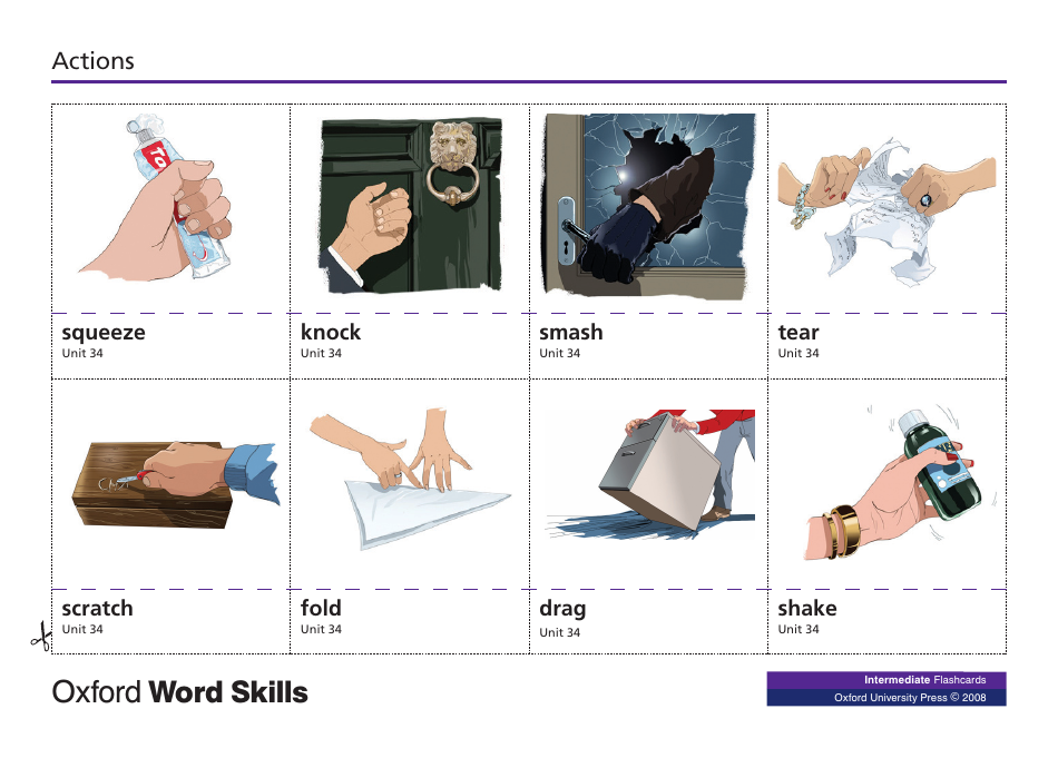 Oxford Word Skills Intermediate Flashcards, Page 7