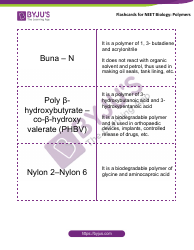 Neet Biology Flashcards - Polymers, Page 8