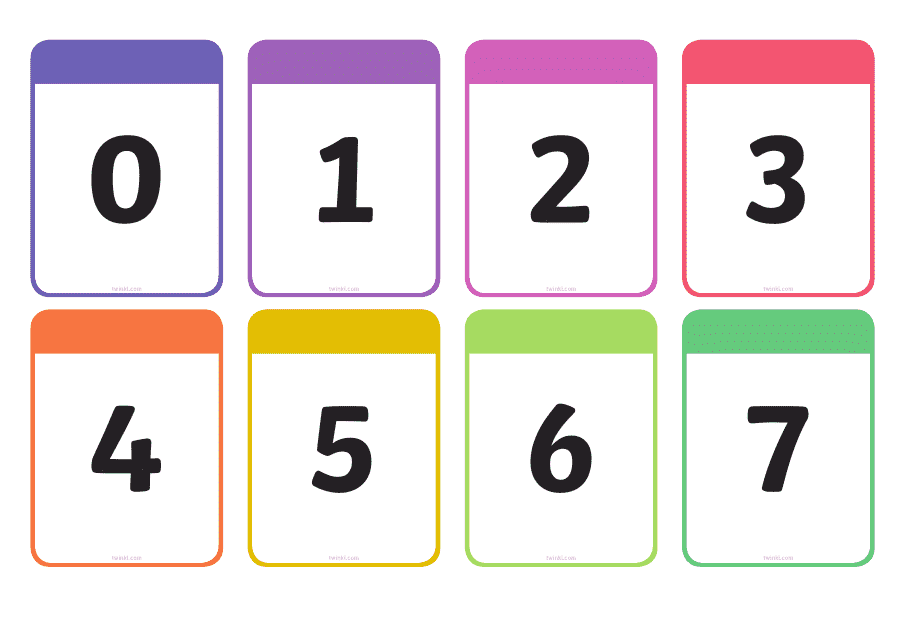 Numbers 1-30 Flashcards