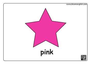 Color Flashcards - Star, Page 7
