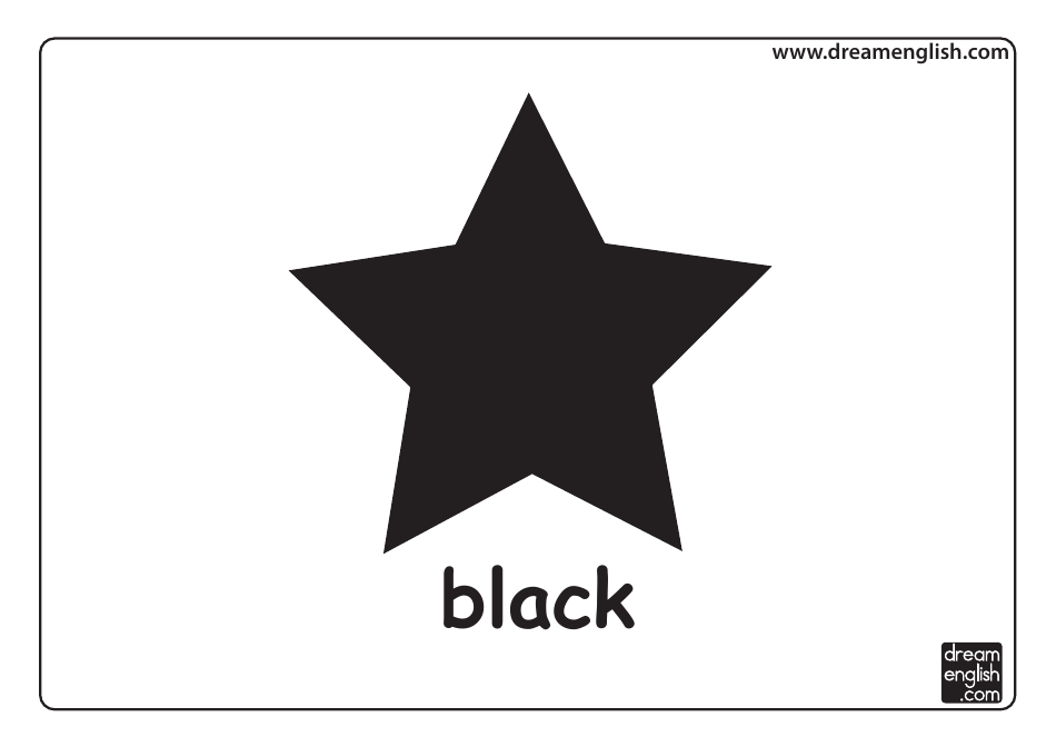 Color Flashcards - Star, Page 9