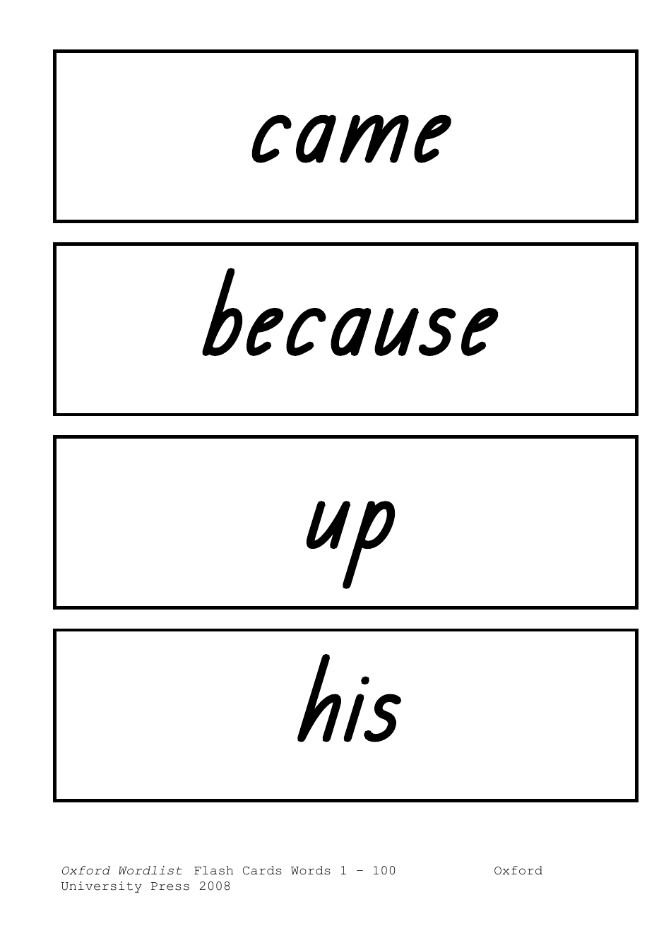 Oxford Wordlist Flashcards, Page 12