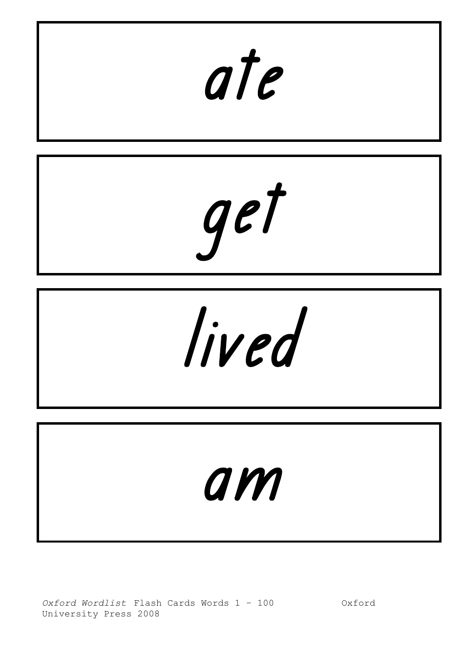 Oxford Wordlist Flashcards, Page 18