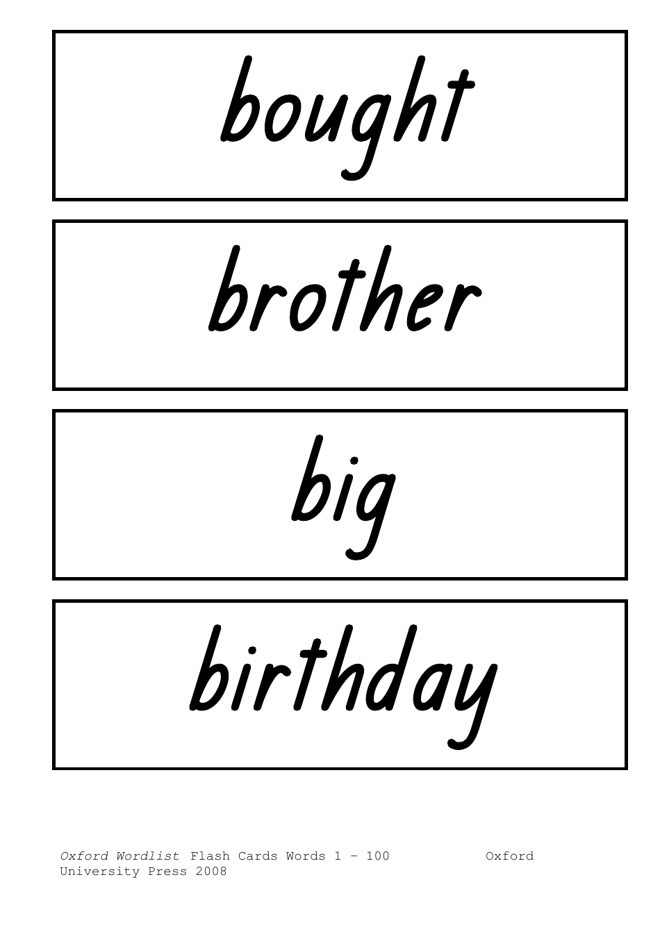 Oxford Wordlist Flashcards, Page 20