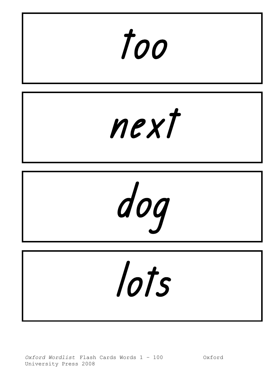 Oxford Wordlist Flashcards, Page 22