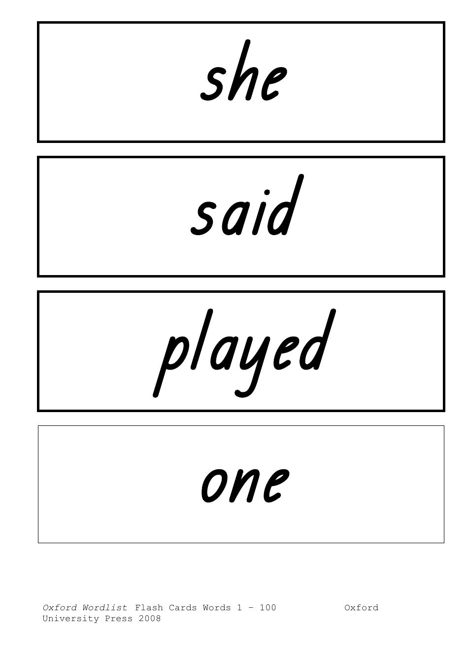 Oxford Wordlist Flashcards, Page 6