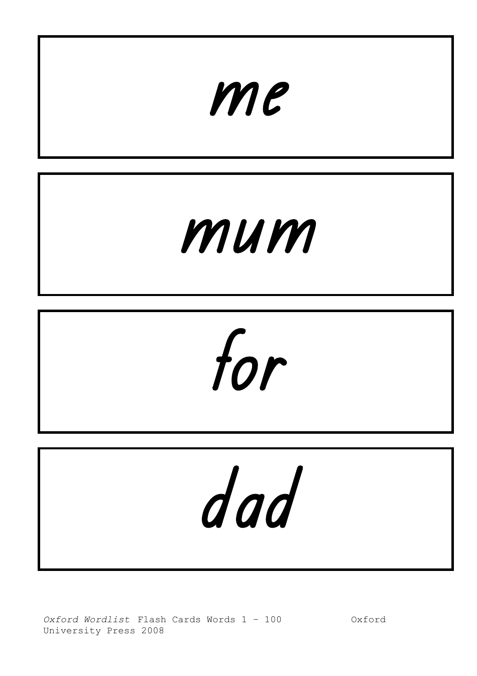 Oxford Wordlist Flashcards, Page 9