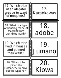 Indian Tribes Flashcards, Page 5