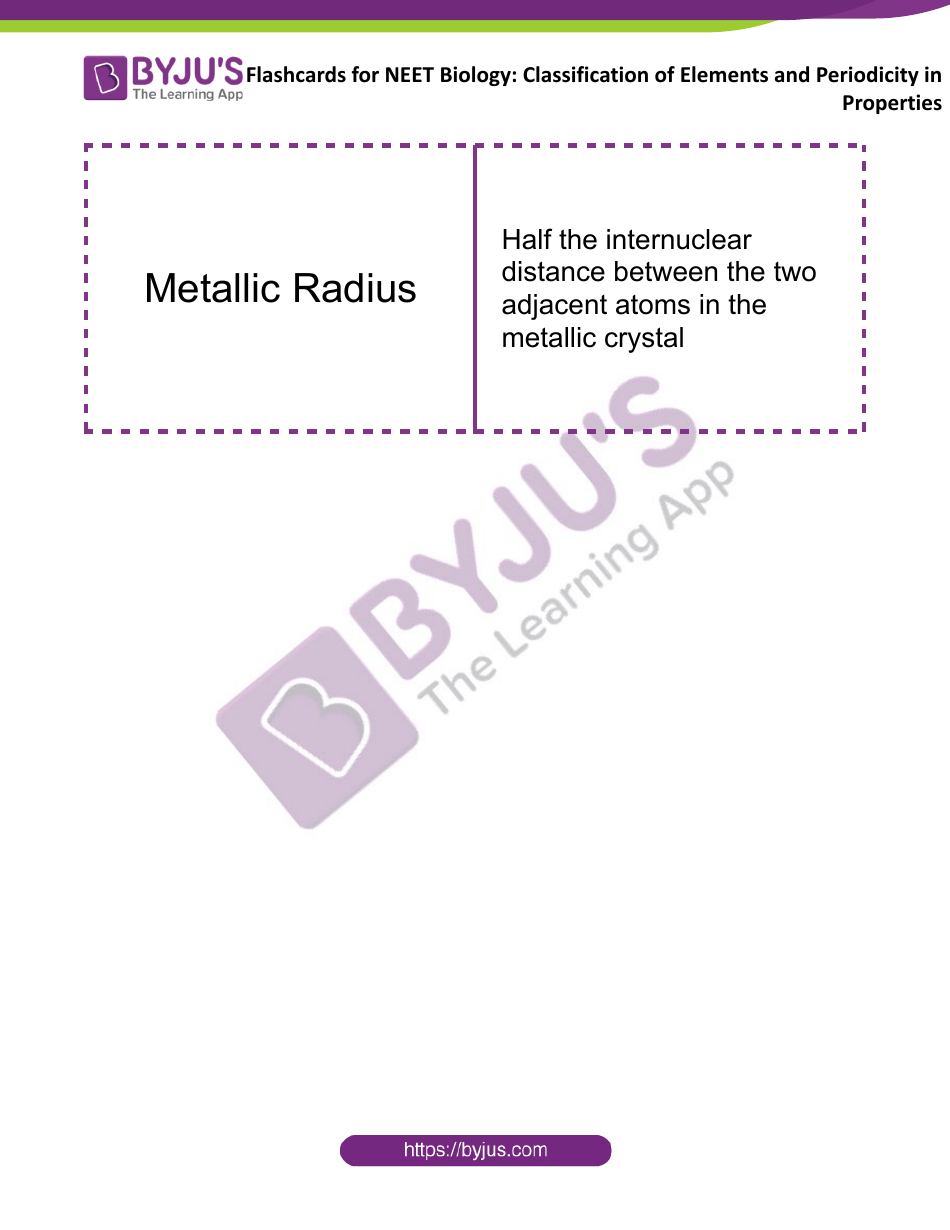 Neet Biology Flashcards - Classification of Elements and Periodicity in Properties, Page 4