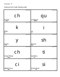 Letters Flashcards, Page 16