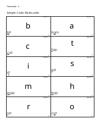 Letters Flashcards, Page 2