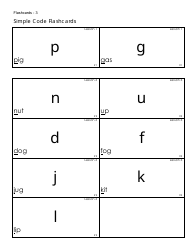 Letters Flashcards, Page 3