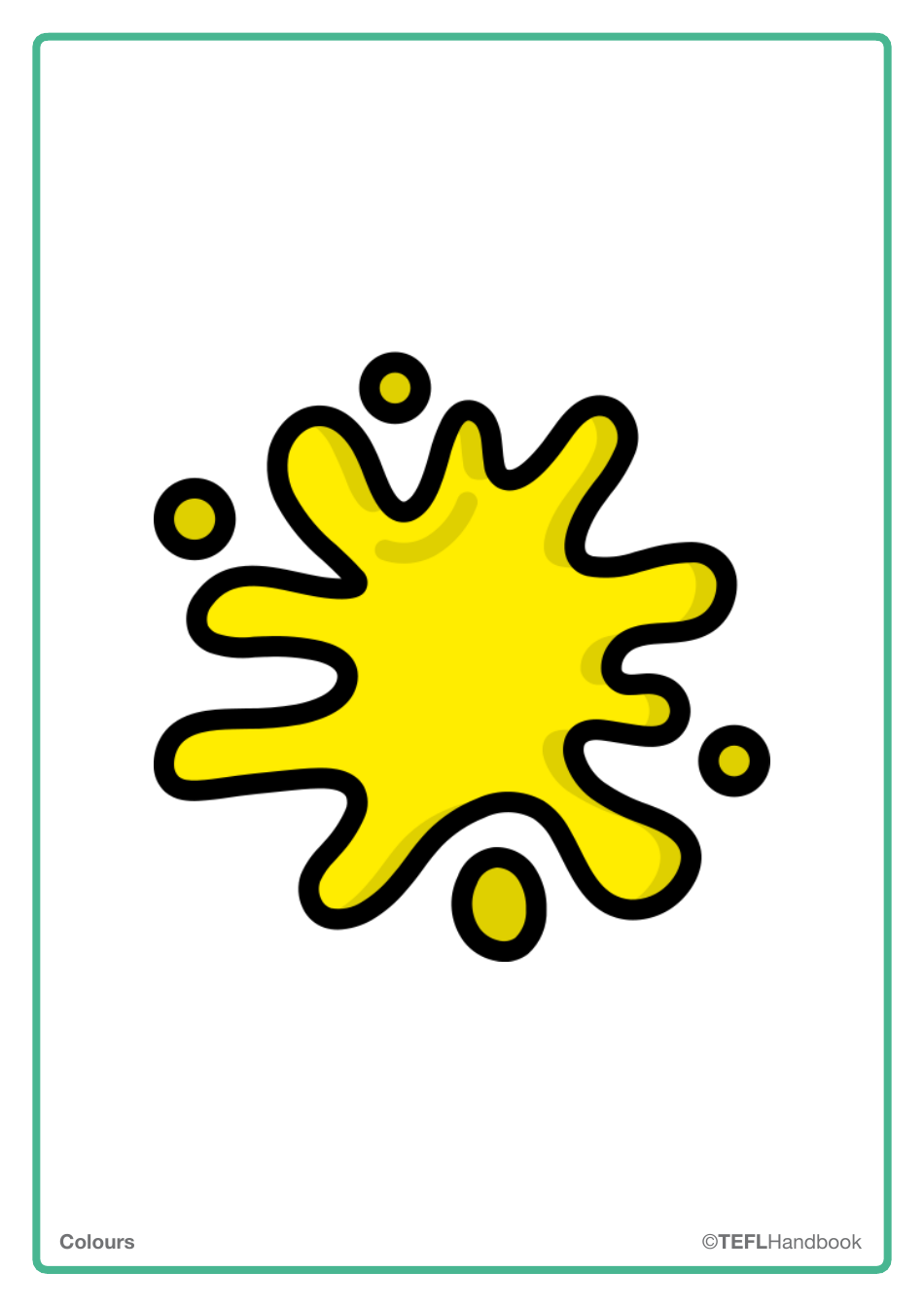 Colour Flashcards, Page 11