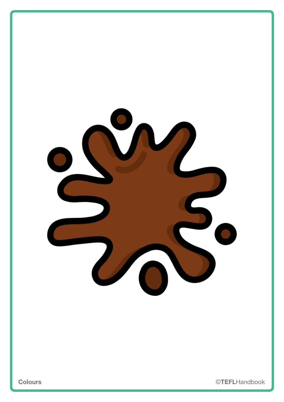 Colour Flashcards, Page 3