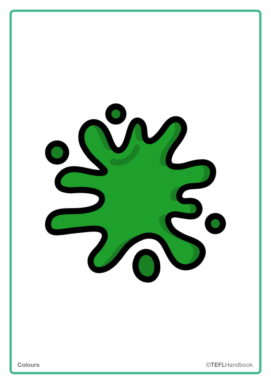 Colour Flashcards, Page 4