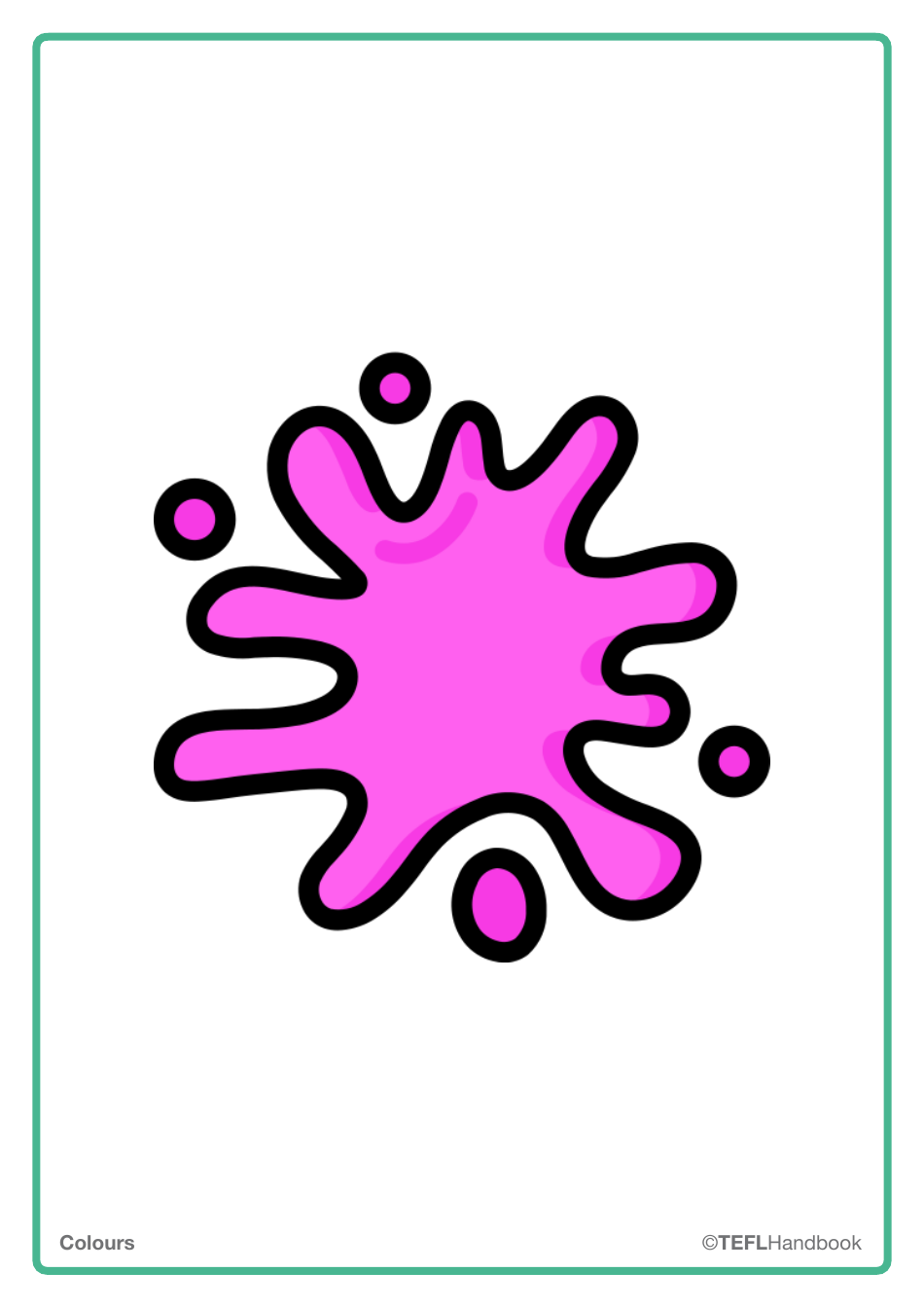 Colour Flashcards, Page 7