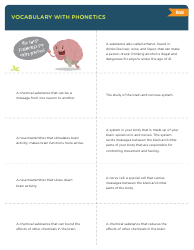 Vocabulary With Phonetics Flashcards - Brain, Page 2