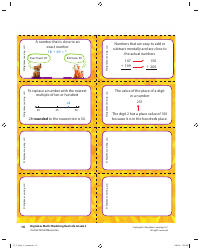 Grade 3 Math Vocabulary Flash Cards, Page 14