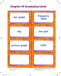 Grade 3 Math Vocabulary Flash Cards, Page 27