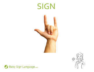 Document preview: Baby Sign Language Flashcard - Sign