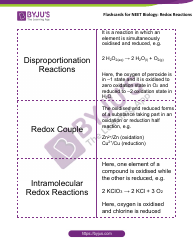 Neet Biology Flashcards - Redox Reactions, Page 2