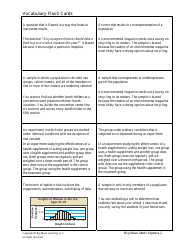 Math Vocabulary Flashcards - Statistics, Page 2