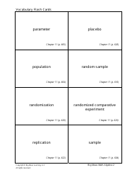 Math Vocabulary Flashcards - Statistics, Page 5