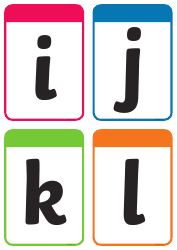 Lowercase Letters Flashcards, Page 3